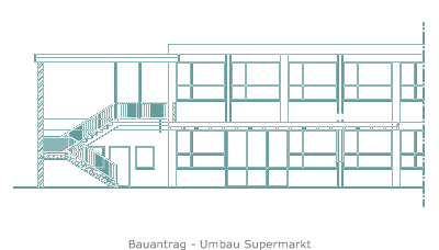Bauantrag - Umbau  Supermarkt