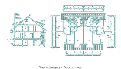 Werkplanung - Doppelhaus